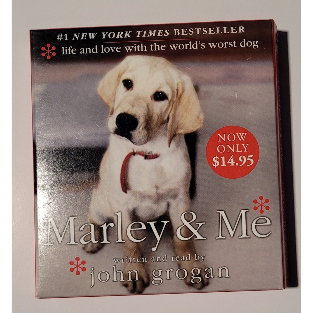 Marley And Me Audio Book CD's Written and Read By John Grogan 6 Hours‎ 5 Discs